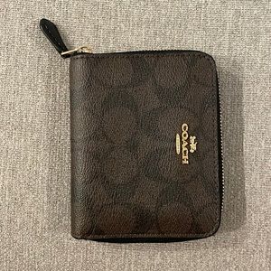 Coach small Zip Around Wallet